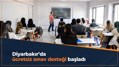 Diyarbakır'da 550 öğrenciye ücretsiz sınav desteği: Akademilerde yeni dönem başladı