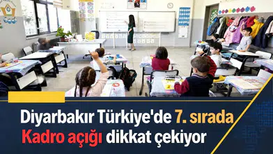 Diyarbakır Türkiye'de 7. sırada yer alıyor: Kadro açığı dikkat çekiyor