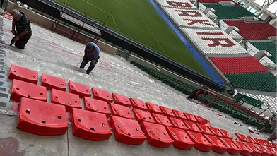 Amedspor'un maçlarını oynadığı Diyarbakır Stadı'nda hummalı çalışma: 500 adeti değişecek