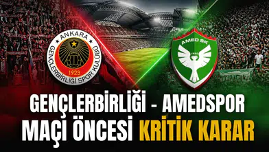 Gençlerbirliği Amedspor maçı öncesi güvenlik için kritik karar: Sadece biri kabul edilecek