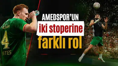Amedspor'da rol paylaşımı: İstatistikler iki stoperin farkını gözler önüne serdi