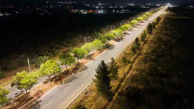 Dicle Elektrik'ten Şanlıurfa'da dev yatırım: 18 kilometrelik yola 472 aydınlatma direği