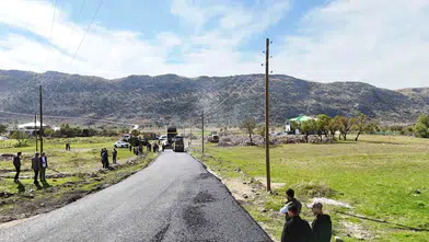 Diyarbakır Hani ile Elazığ arasındaki bağlantı yolu sıcak asfaltla yenilendi