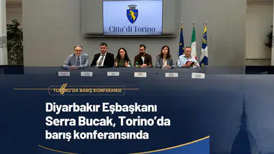 Diyarbakır Eşbaşkanı Serra Bucak Torino'da barış konferansına katılıyor
