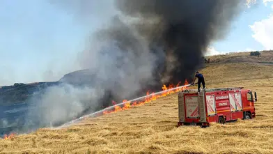Diyarbakır'da anız yangınları alarm veriyor: Yüzde 91'i yaz aylarında yaşandı