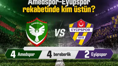 Amedspor Eyüpspor rekabetinde dikkat çeken rakamlar: Farklı şekilde önde