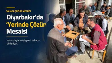 Diyarbakır'da 'Yerinde Çözüm' mesaisi: Su, yol, park ve temizlik talepleri tek tek not alındı