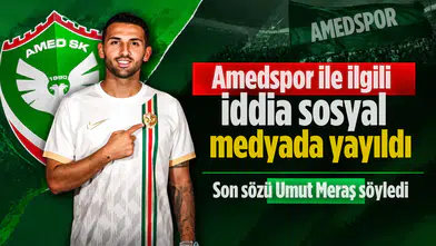 Amedspor ile ilgili iddia sosyal medyada yayıldı: Son sözü Umut Meraş söyledi