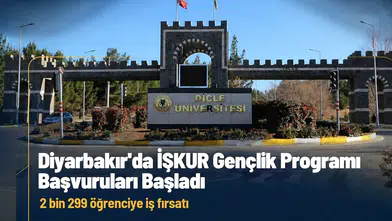 Diyarbakır'da İŞKUR Gençlik Programı başvuruları başladı: 2 bin 299 öğrenciye iş fırsatı