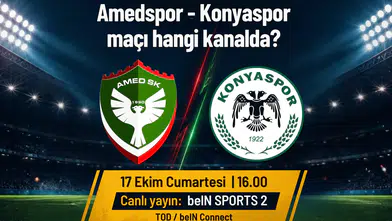 Amedspor Konyaspor maçı canlı yayın bilgisi: Karşılaşma saat kaçta hangi kanalda?