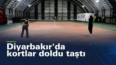 Diyarbakır'da kortlar doldu taştı: 354 sporcu şampiyonluk için raket sallıyor