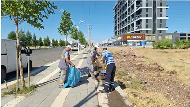 Diyarbakır'da hastane çevresinde hummalı çalışma: Tertemiz yapıldı