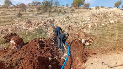 Diyarbakır'ın ilçesinde yeni yerleşim yerleri suya kavuştu: 300 metrelik çalışma bitti