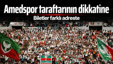 Amedspor taraftarının dikkatine: Samsunspor biletleri farklı adreste