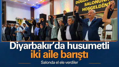 Diyarbakır'da husumetli iki aile barıştı: Eşbaşkan Ay buluşmaya katıldı