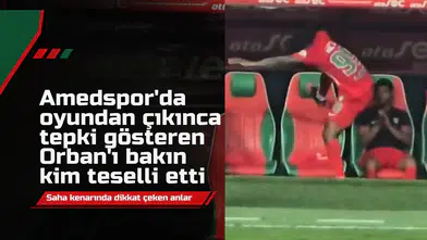 Amedspor'da Gift Orban oyundan alınınca koltuğu tekmeledi: Bakın kim teselli etti!