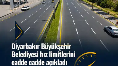 Diyarbakır'da sürücülerin dikkatine: Büyükşehir hız limitlerini cadde cadde duyurdu