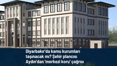Diyarbakır'da kamu kurumları taşınacak mı? Şehir plancısı Aydın'dan 'merkezi koru' çağrısı