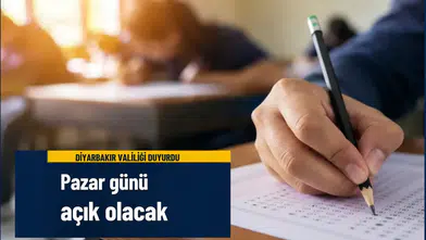Diyarbakır Valiliği'nden kritik açıklama: Pazar günü 11 ilçede açık olacak