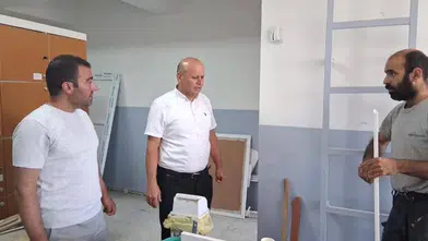 Çermik'te 2026-2027 eğitim dönemi mesaisi Okullar tadilatla yeni sezona hazırlanıyor