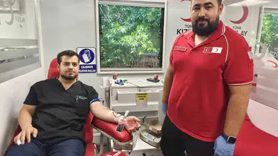 Dicle ilçesinde Kızılay seferberliği Bağışçılar kan vererek hayatlara dokunuyor