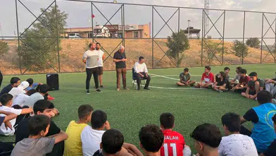 Dicle'de doğayla iç içe kamp deneyimi Kaymakam Atış gençlerin heyecanına ortak oldu