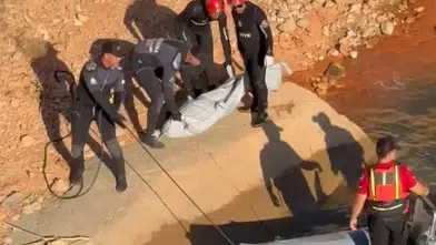 Çınar ilçesindeki Göksu Barajı'nda korkunç manzara Sudan erkek cesedi çıkarıldı