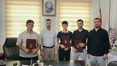 Çermik Müftülüğü eğitimlerini başarıyla bitiren 5 hafız için tören düzenledi