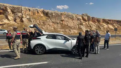 Diyarbakır Ergani yolunda feci kaza: Otomobil ve traktör çarpıştı, 4 kişi yaralandı