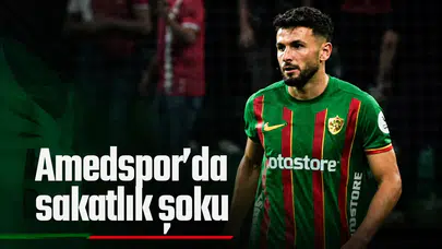 Amedspor'a büyük şok: Yıldız isim 1 ay sahalardan uzak kalacak