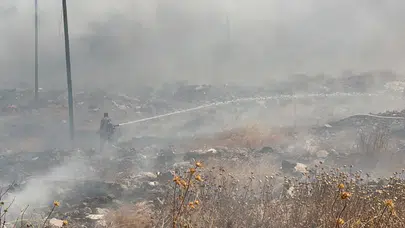 Diyarbakır Yenişehir'de korkutan anız yangını 400 dönümlük arazi küle döndü