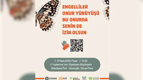 Diyarbakır’da Engelliler Onur Yürüyüşü'nün tarihi ve saati belli oldu