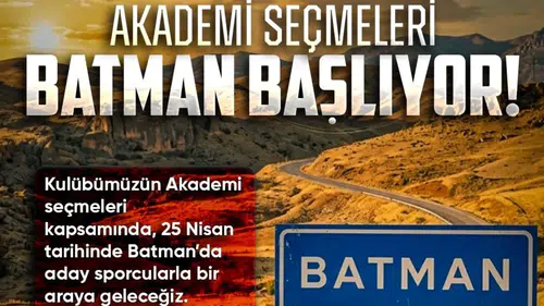 Amedspor Akademi Batman’da yetenek keşfine çıkıyor: Tarih netleşti