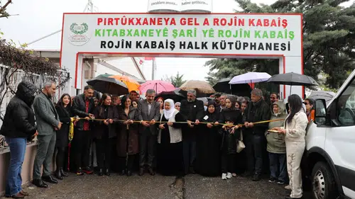 Rojin Kabaiş'in ismi Diyarbakır'da kütüphanede yaşayacak: Açılışı yapıldı