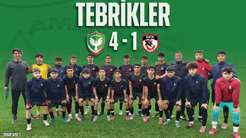 Amedspor'da U14 finallere kaldı: U19 şansını sonraki maça bıraktı