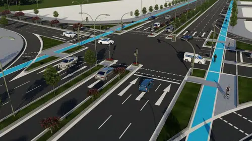 Diyarbakır'da modern ulaşım hamlesi: Fırat Bulvarı baştan aşağı yenileniyor