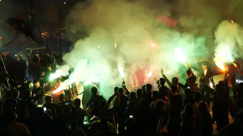 Amedspor taraftarından tesislere çıkarma: Büyük moral verdiler