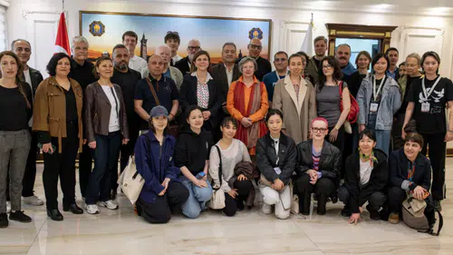 Diyarbakır’da dünya sahnesi! Uluslararası heyet ağırlandı