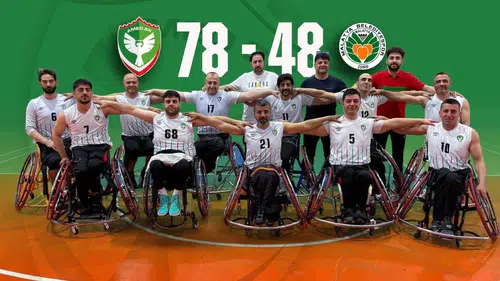 Amedspor tekerlekli sandalye basketbolda zirveye çıktı: Gözler Play-Off'a çevrildi