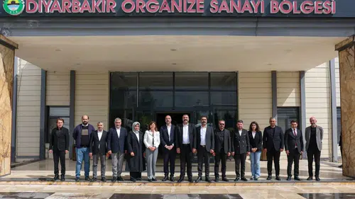 Diyarbakır'da Eşbaşkanlardan OSB yönetimine 'Hayırlı olsun' ziyareti