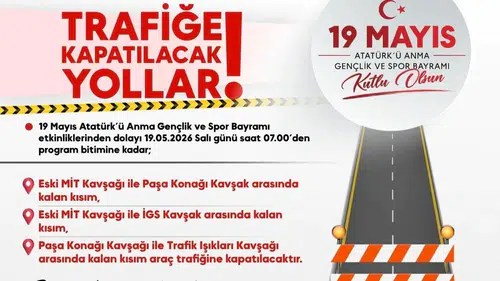 Diyarbakır'da 19 Mayıs'ta trafiğe kapatılacak yollar açıklandı: Sürücülere uyarı