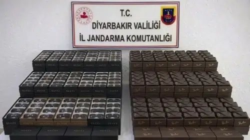 Diyarbakır'da kaçakçılık operasyonu: Gözlükten termosa her şey var