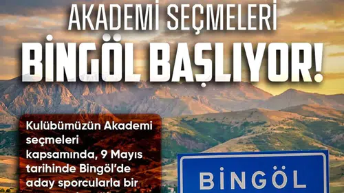 Amedspor yetenek keşfine Bingöl'de devam edecek: Tarih netleşti