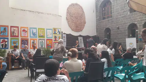 Dicle Kültür Sanat Evi’nde çocukların eserleri sergilendi