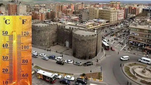 Diyarbakır'da hava cayır cayır yakıyor: Bir nokta 42 dereceyi görecek