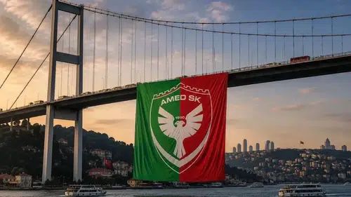 Beklenen an geldi: Amedspor bayrağı bugün İstanbul Boğazı'nı renklendirecek