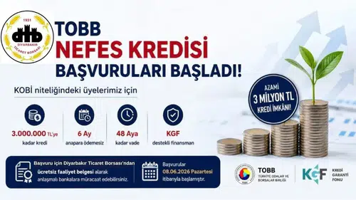 Diyarbakır'a nefes aldıracak kredi: Başvurular başladı, 3 milyon TL'ye kadar destek var