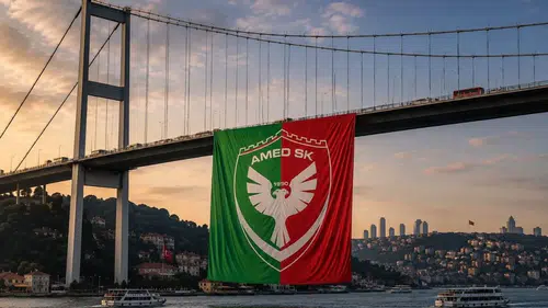 Beklenen haber geldi: Amedspor bayrağı İstanbul Boğazı'nı süsleyecek