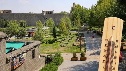 Diyarbakır'ın en serin ve en sıcak ilçeleri belli oldu: İşte günün hava raporu