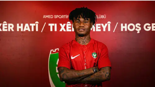 Amedspor Gift Orban ile sözleşme imzaladı: İşte Nijeryalı yıldızın anlaşma detayları